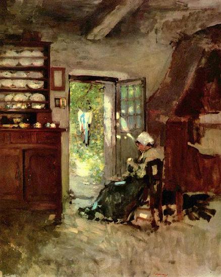 Nicolae Grigorescu Interieur in Vitre Germany oil painting art